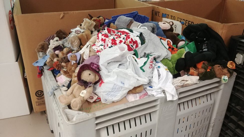 Sylvania Playland has already donated a full tote of pj's, stuffed animals, socks, bl...