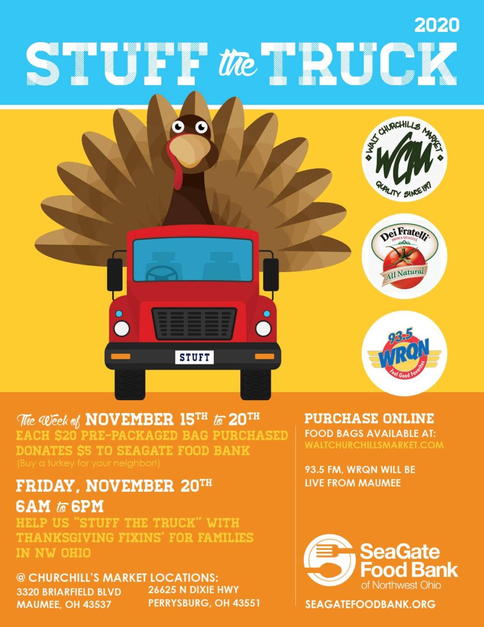 Stuff the Truck is tomorrow!! We will be